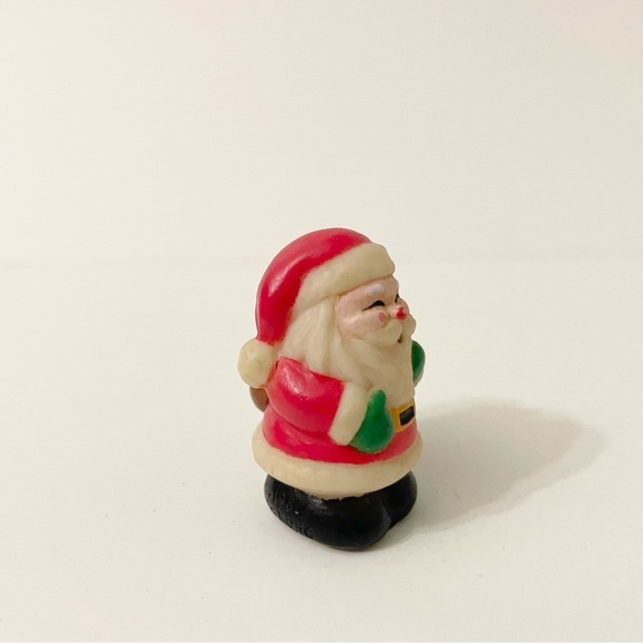 Vintage Santa Claus Bendy Figure and 1984 Santa Pencil Topper - Picture 6 of 16